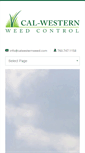 Mobile Screenshot of calwesternweed.com